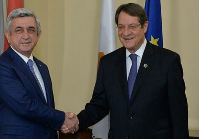 Президенты Армении и Кипра