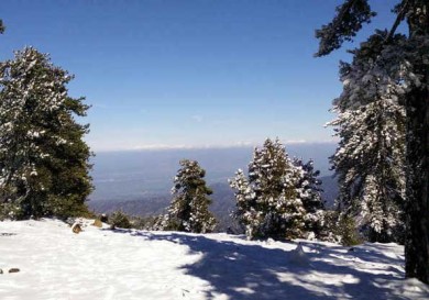 Снег в Тродосе