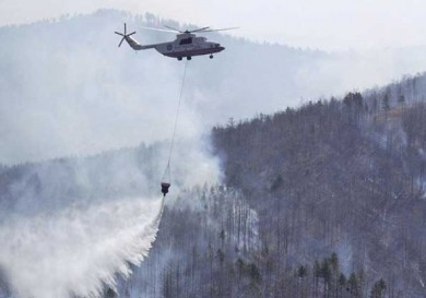 Лесные пожары на Кипре