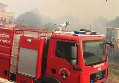 Пожар в Пафосе